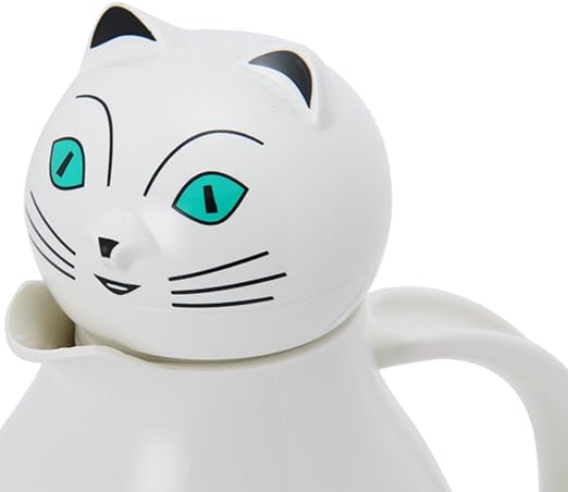 Helios ヘリオス 魔法瓶 1L キャット・ホワイト