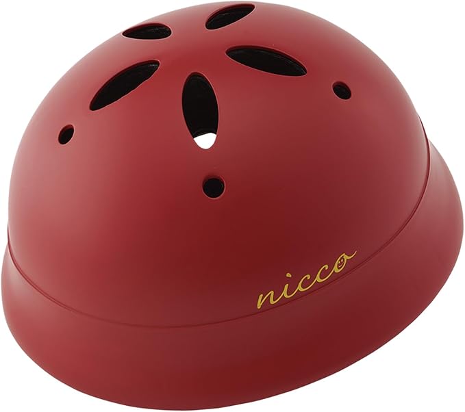 クミカ工業 nicco ニコ ルシック) ベビーヘルメット マットレッド