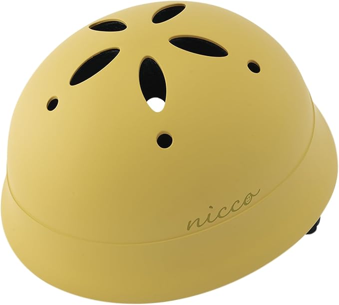 クミカ工業 nicco ニコ ルシック ベビーヘルメット マットマスタード