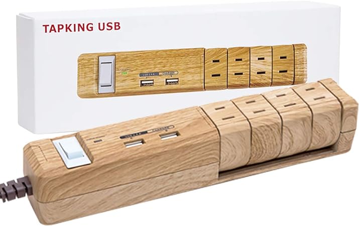 ファーゴ TAPKING USB AC4個口 ベージュウッド PT604BEWD