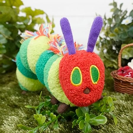 はらぺこあおむしカラフルグリーンぬいぐるみ S