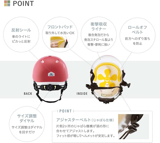 nicco こども用自転車ヘルメット ビートル52cm~56cmマットブラウン/KM001/クミカ工業/日本製/ハードシェル