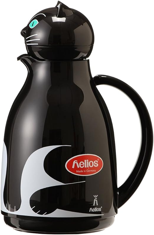 Helios ヘリオス 魔法瓶 1L キャット・ブラック