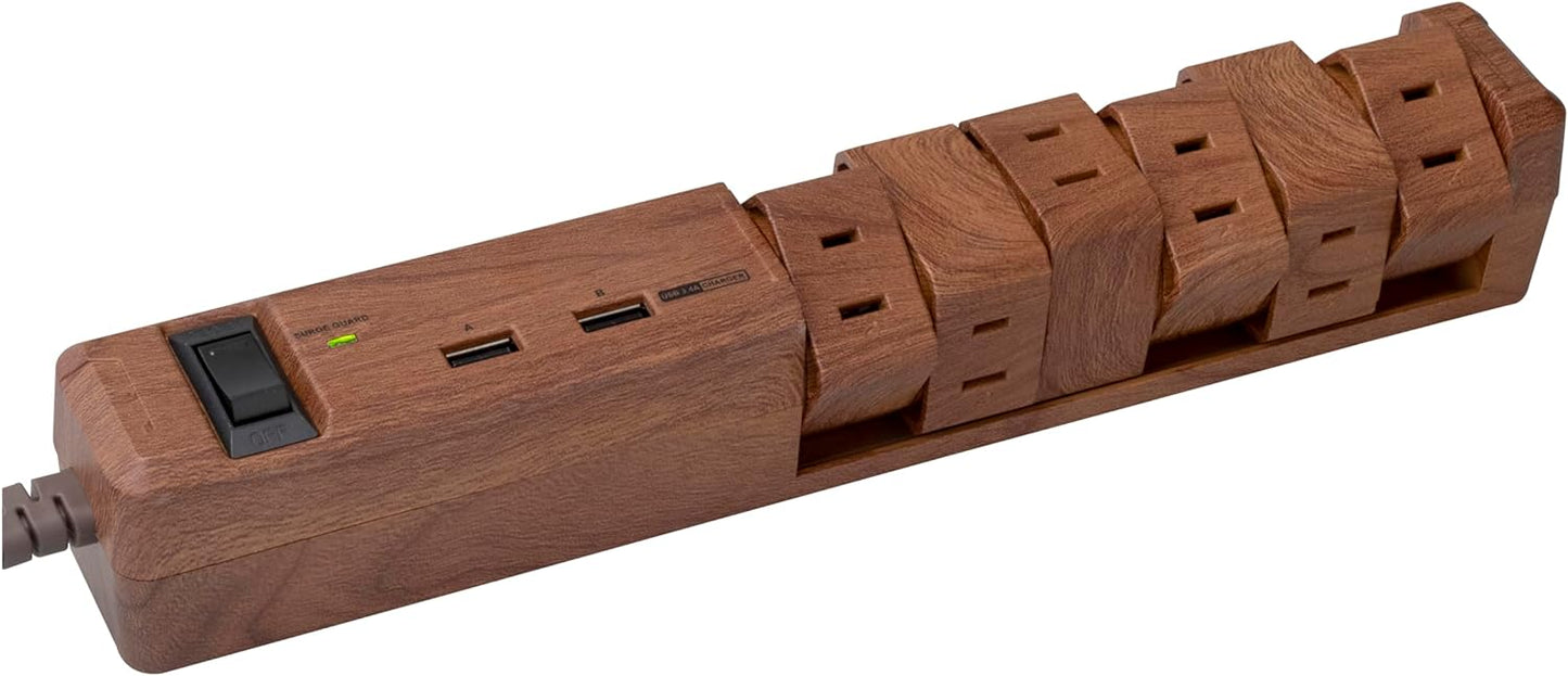 ファーゴ TAPKING USB AC12個口 3.4A USB 2ポート ダーク ウッド