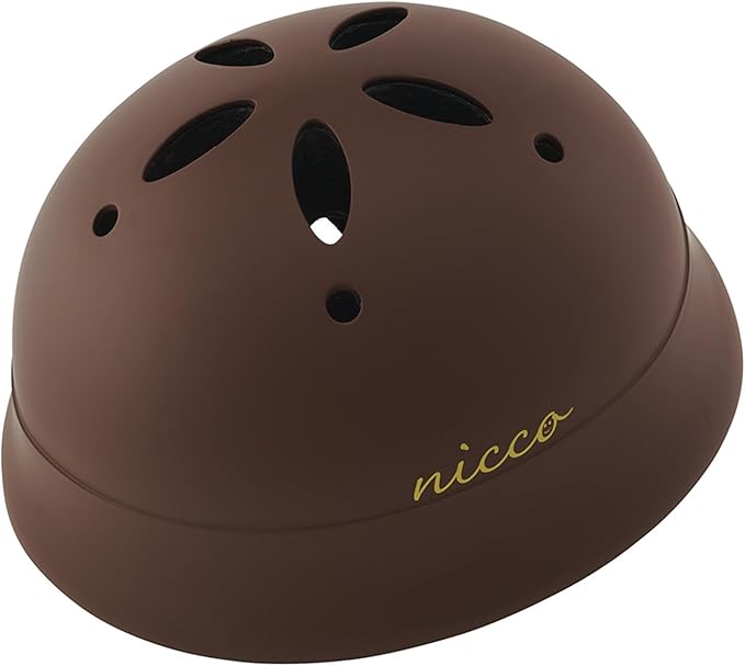 クミカ工業 nicco ニコ ルシック ベビーヘルメット マットブラウン