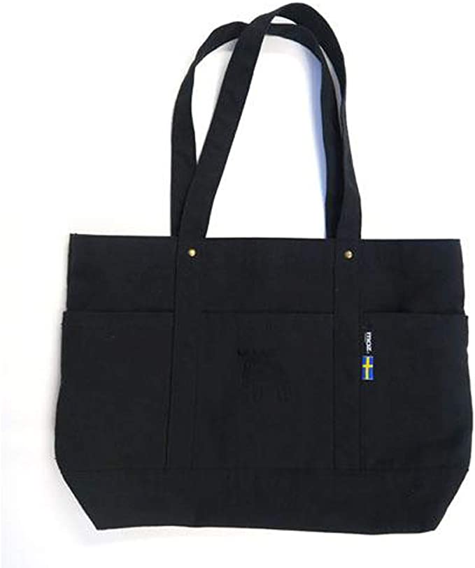 moz 帆布トート L ブラック BK