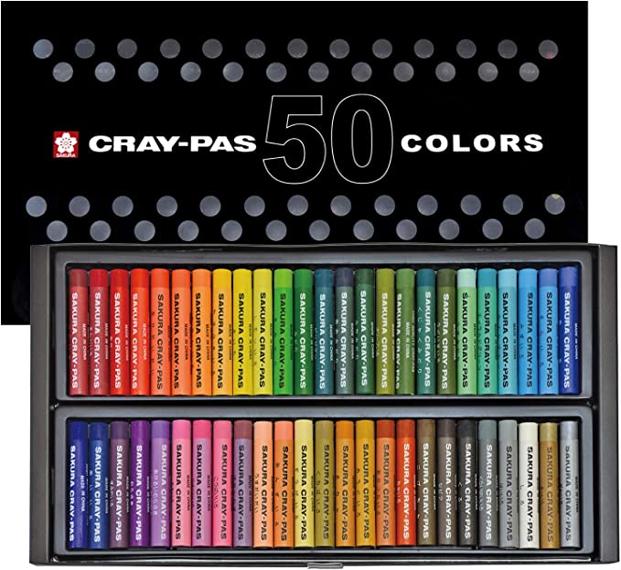 サクラクレパス クレパス 太巻50色セット VP50