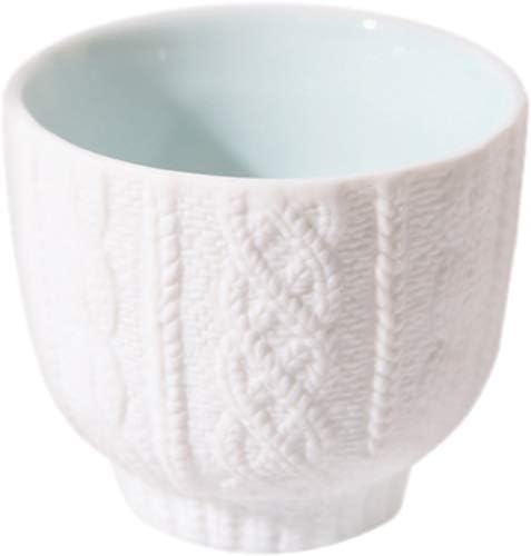 セメントプロデュースデザイン 湯呑み Trace Face Knit Wear ブルー 250ml  TF-01bl