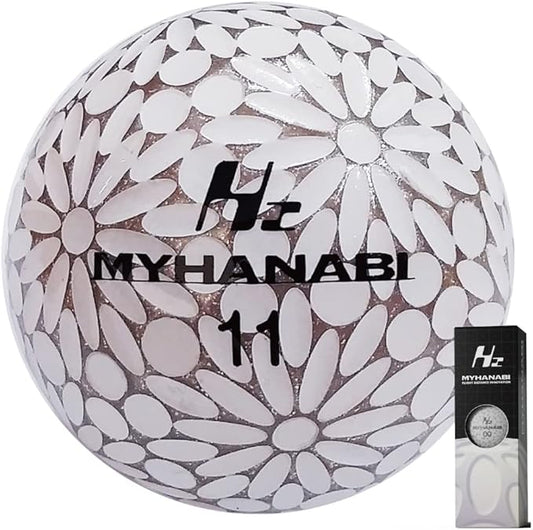 MYHANABI H2 マイハナビ ゴルフボール 公認球12個 ホワイトシルバー