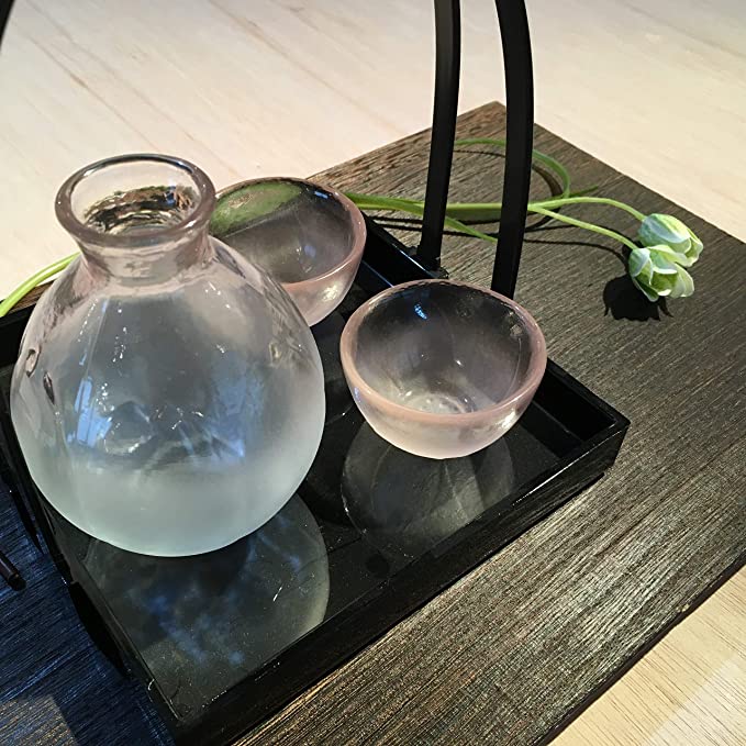 廣田硝子 はなほのか 酒器三点揃い HO-2501